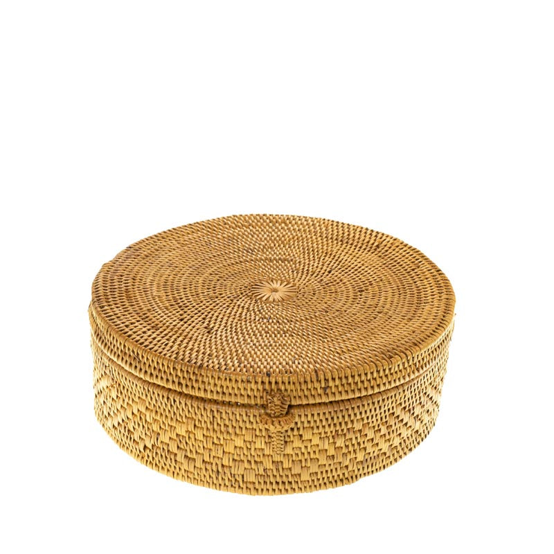 aufbewahrung korb deckel Teganan Korb mit Deckel/ideal für Schmuck und Kosmetik/fein geflochten – The Goods