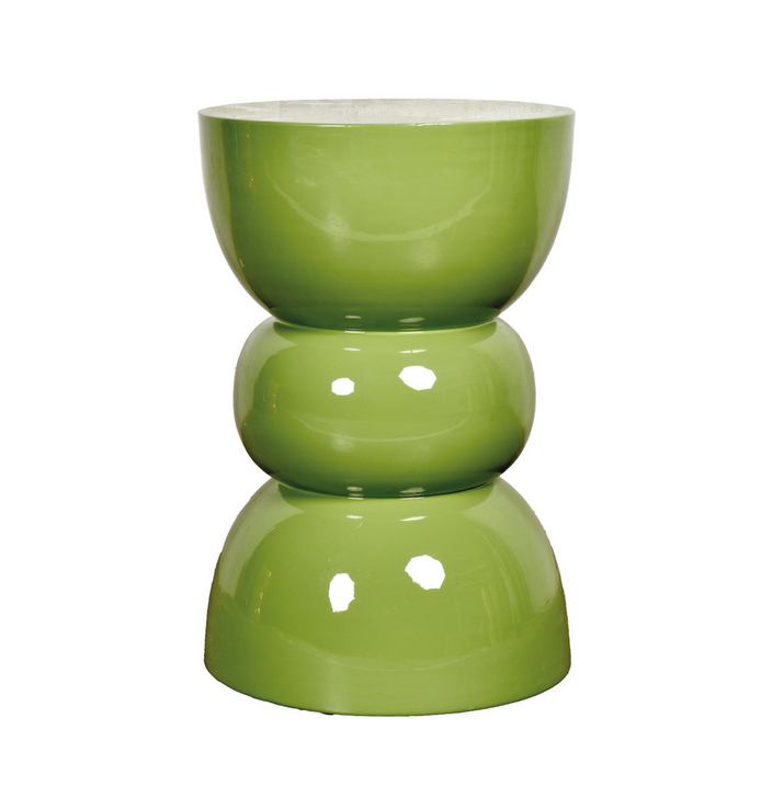 Beistelltisch Titou – Organische Form in Salbei (Ø30 x H45 cm)