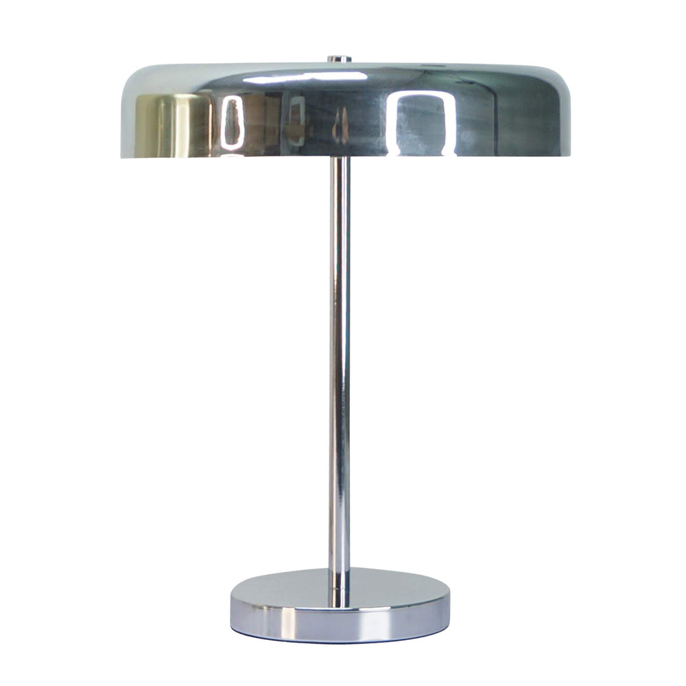 Tischlampe Lucas – Chrom-Design mit Retro-Flair (D30 x H35 cm)