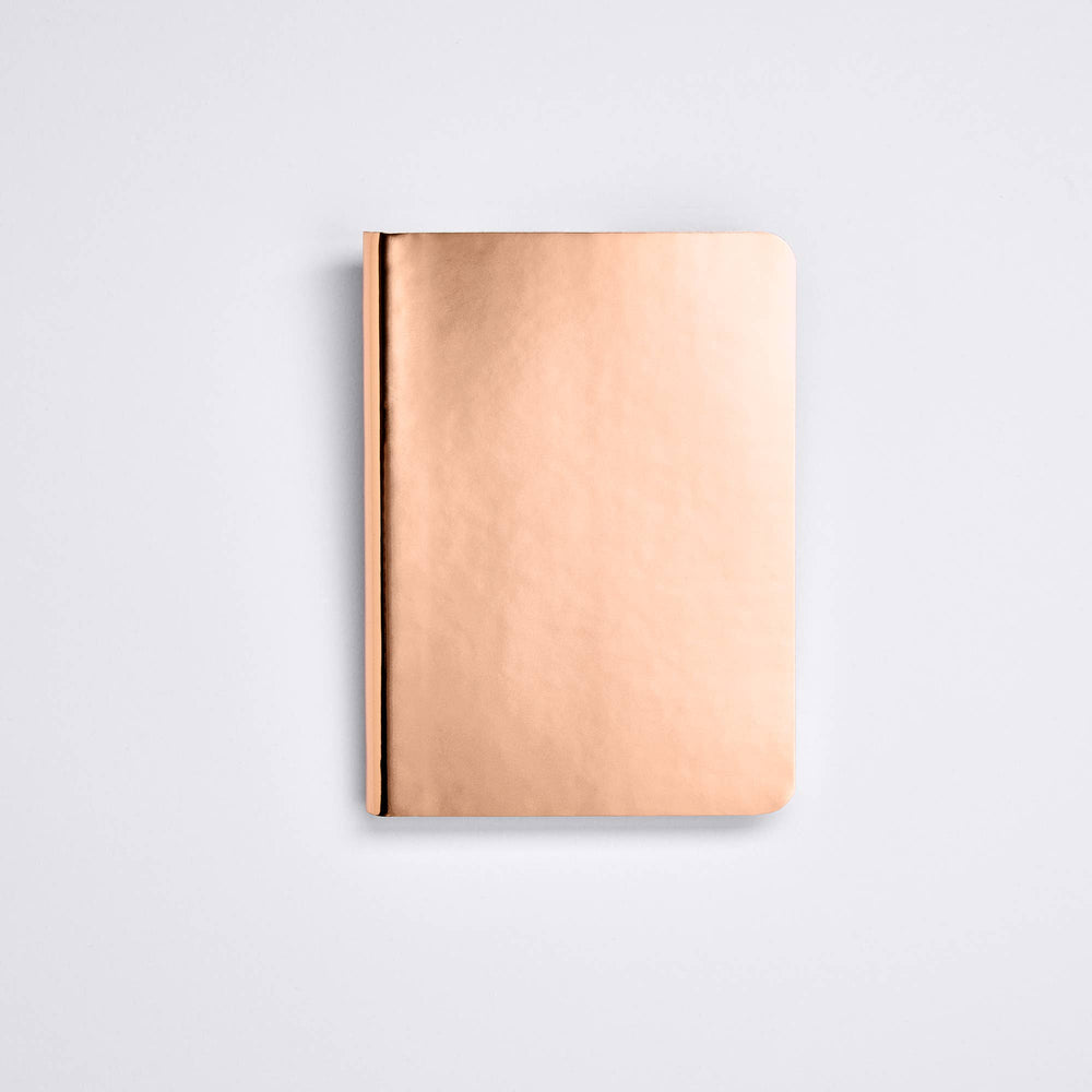 Shiny Starlet S - Kupfer | Notizbuch A6 | 2,5mm Punktraster