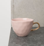 Good Morning Cup – Cappuccino-/Teetasse, Rosa & Gold