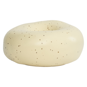 Kerzenhalter Elaine – Keramik, French Vanilla, Speckle Finish