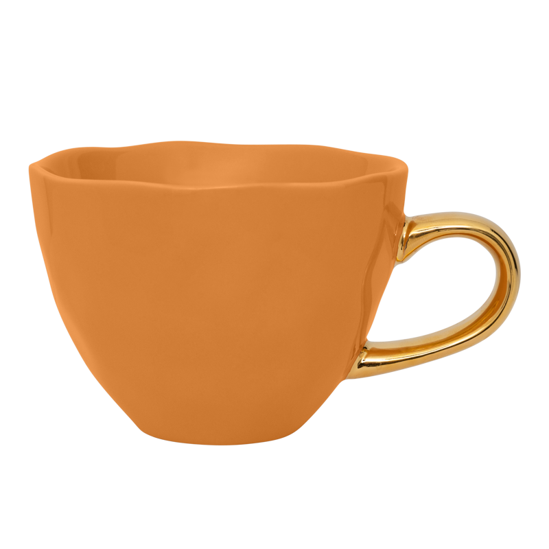Good Morning Cup – Cappuccino-/Teetasse, Lila & Gold