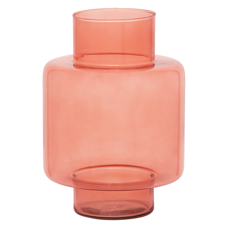 Vase Vidro B1 – Recyceltes Glas, Rose Dawn