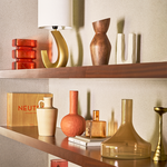 Kerzenhalter Cubico – Recyceltes Glas, Pumpkin Orange