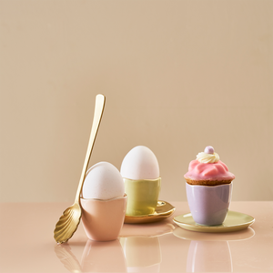 Good Morning Eierbecher – Set aus 2, verschiedene Farben