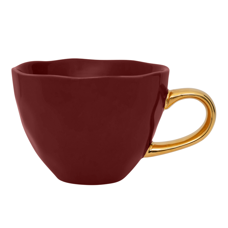 Good Morning Cup – Cappuccino-/Teetasse, Lila & Gold