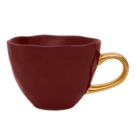 Good Morning Cup – Cappuccino-/Teetasse, Lila & Gold
