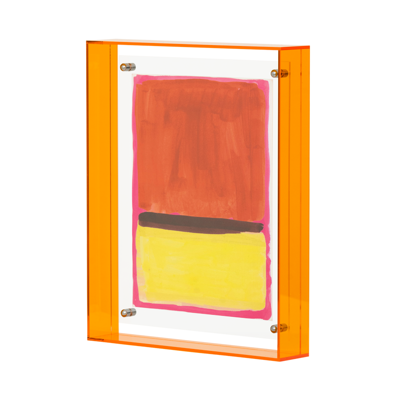 LINDA. x UNC Acrylic Photo Frame – Modern & Vielseitig, Flame in groß