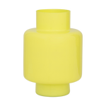 Vase Vidro B1 – Recyceltes Glas, Lemon Yellow