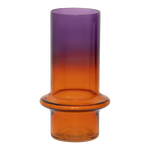 Vase Munter – Recyceltes Glas, Prune, im Geschenkkarton