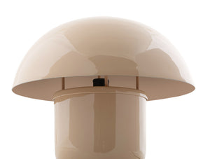 Tischlampe Fat Mushroom – Pilzform trifft Designcharakter in Soft Brown / Beige