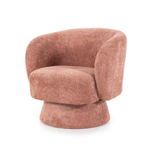 Balou Drehsessel Taupe – Terracotta