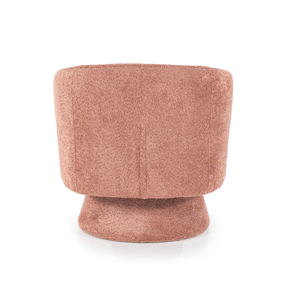 Balou Drehsessel Taupe – Terracotta