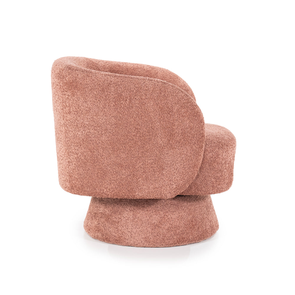 Balou Drehsessel Taupe – Terracotta