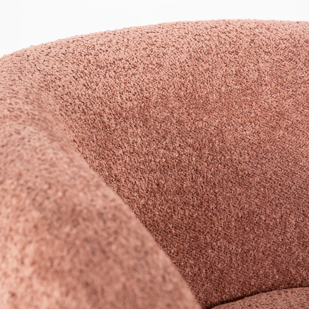 Balou Drehsessel Taupe – Terracotta