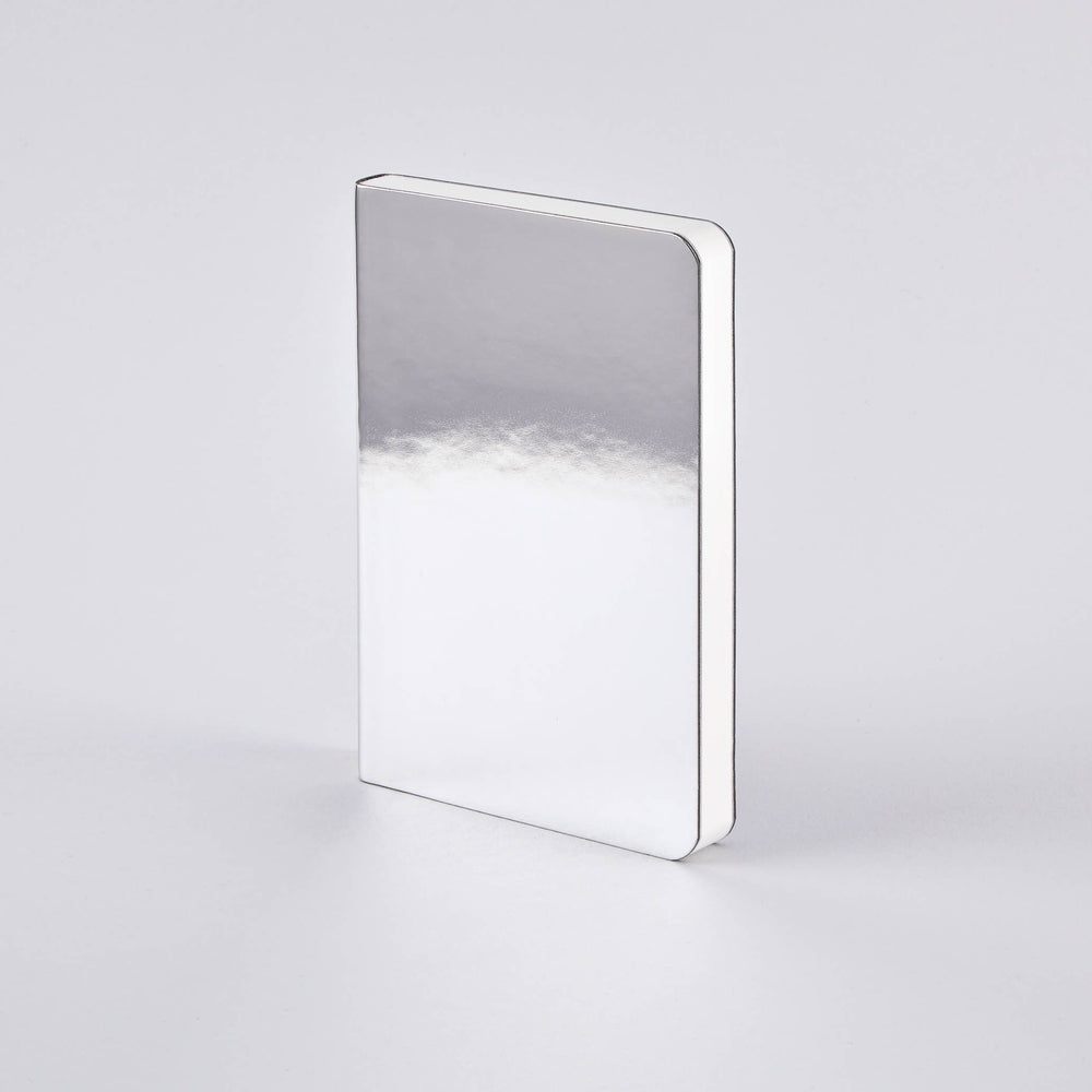 Shiny Starlet S - Silber | Notizbuch A6 | 2,5mm Punktraster