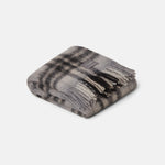 STACKELBERGS Mohair Wolldecke Skiffer & White Check