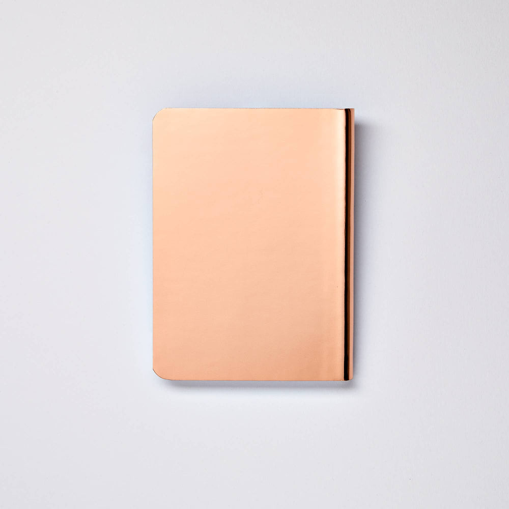 Shiny Starlet S - Kupfer | Notizbuch A6 | 2,5mm Punktraster