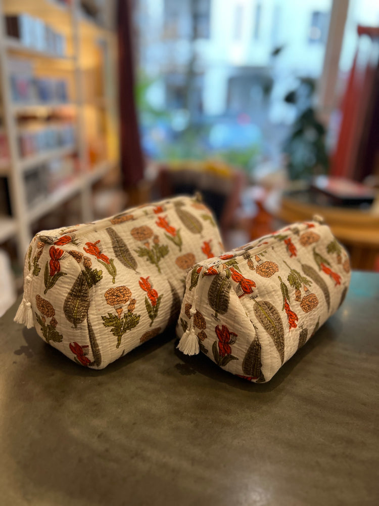 Kosmetiktasche „Mix Print" Small, Medium & Large Gesteppt aus Baumwolle