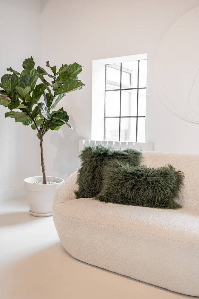 Van Buren – Tibetisches Schaffellkissen 45×45 cm