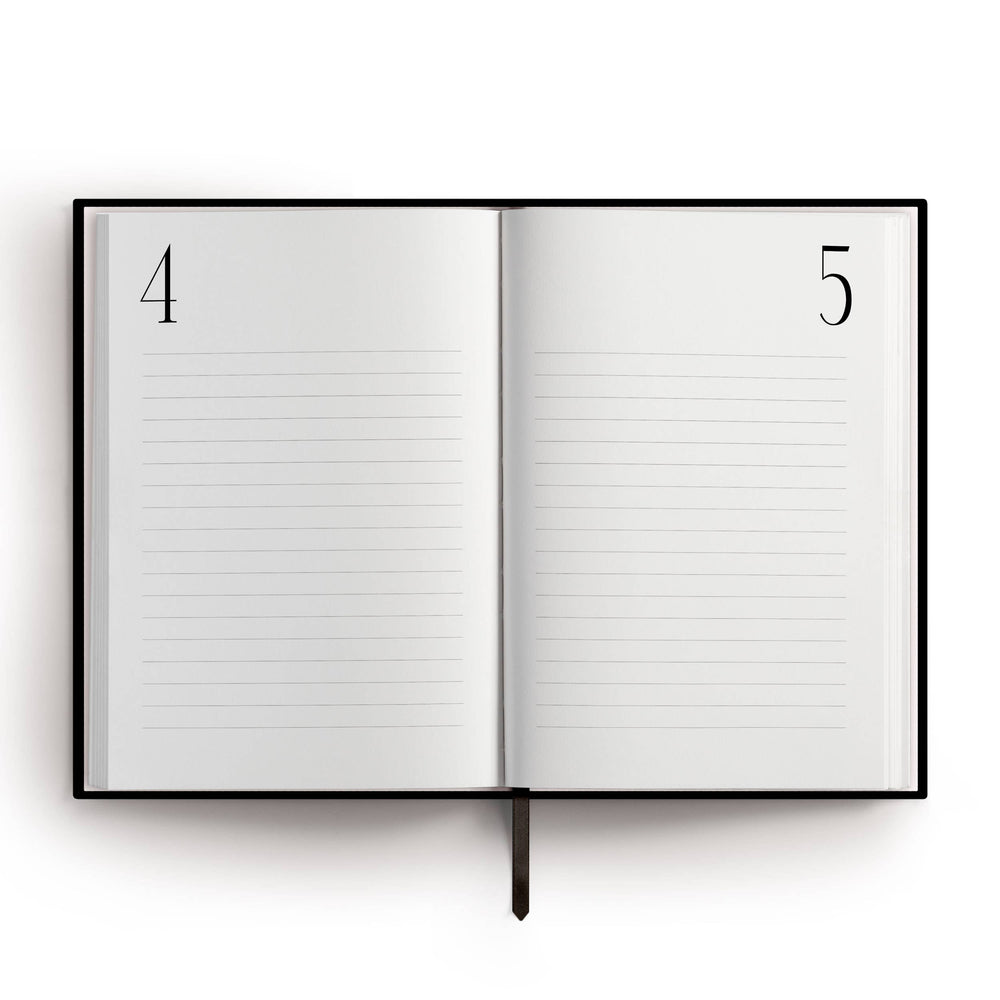 Real Passionates Notizbuch „365“ – A5, veganes Leder, 365 nummerierte Seiten