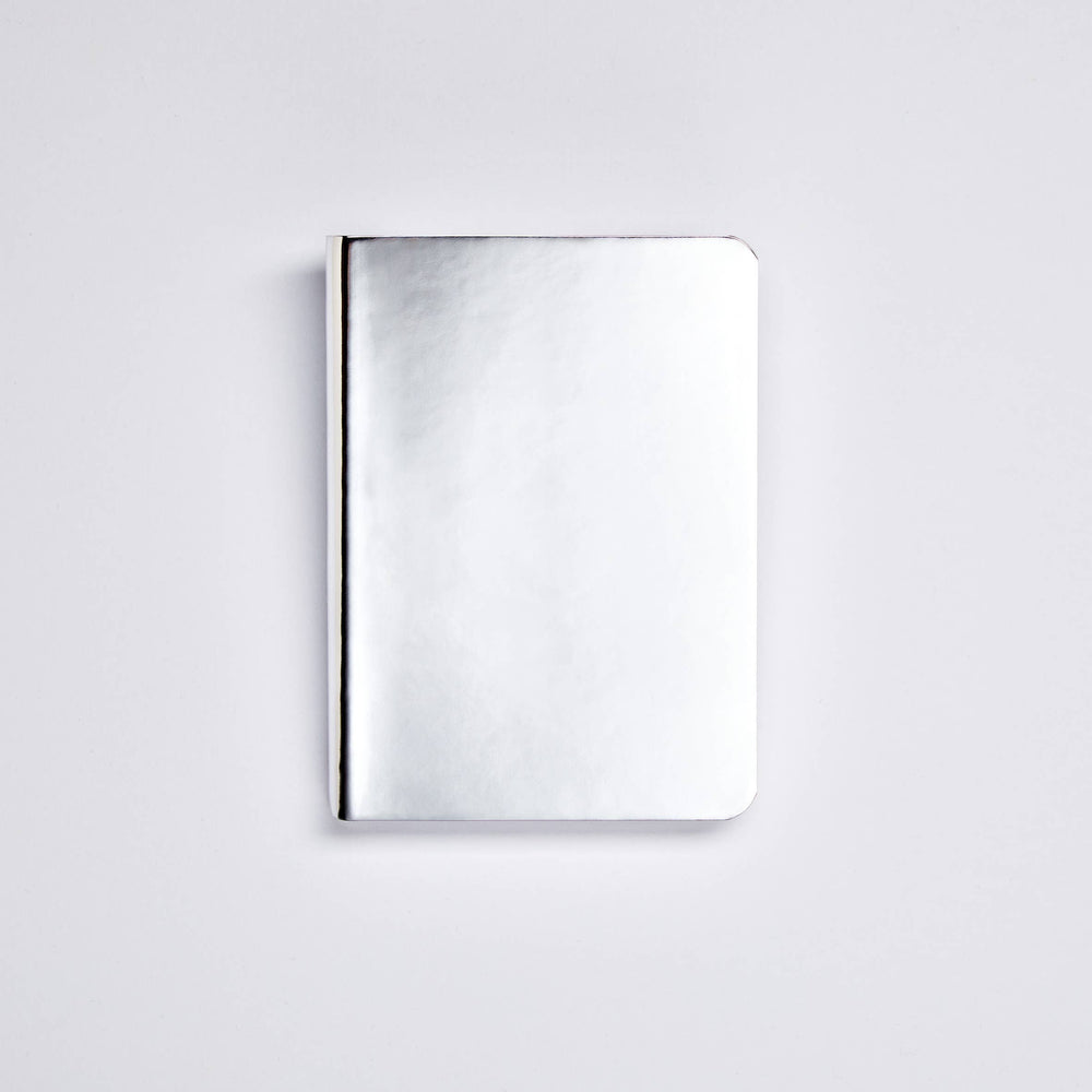 Shiny Starlet S - Silber | Notizbuch A6 | 2,5mm Punktraster