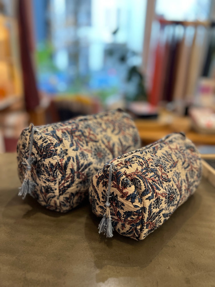 Kosmetiktasche „Mix Print" Small, Medium & Large Gesteppt aus Baumwolle