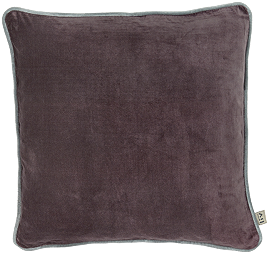 Kissenhülle aus Baumwollsamt – Uni, 45×45 cm, verschiedene Farben