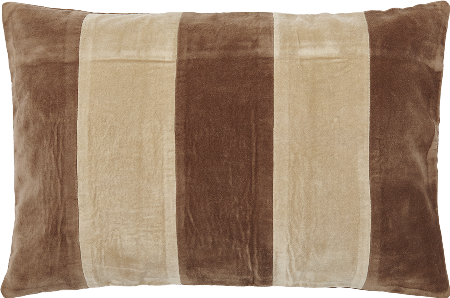 Kissenhülle aus Baumwollsamt – Gestreift, 40×60 cm, verschiedene Farben