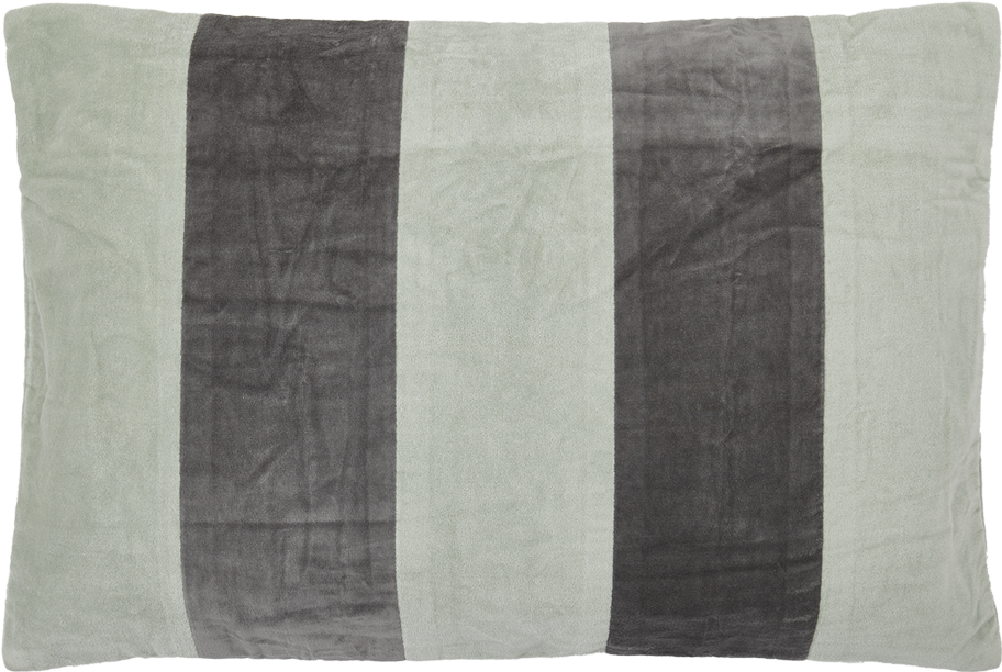 Kissenhülle aus Baumwollsamt – Gestreift, 40×60 cm, verschiedene Farben