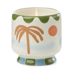Adopo 8 oz./226 g Palm Tree Ceramic Candle – Lush Palms