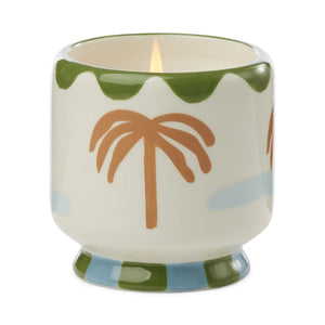 Adopo 8 oz./226 g Palm Tree Ceramic Candle – Lush Palms