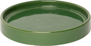 Stylischer Blumentopf mit Untersetzer – 3 verschiedene Farben, Keramik groß