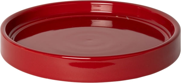 Stylischer Blumentopf mit Untersetzer – 3 verschiedene Farben, Keramik groß