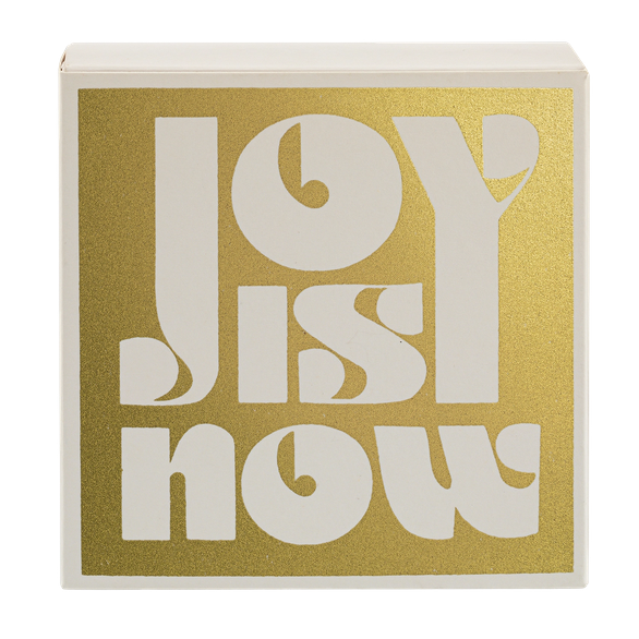 Streichholzschachtel „Joy Is Now“ – Quadratisch (Kopie)