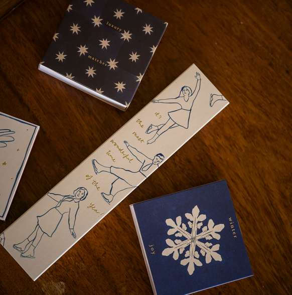 Winter Joy – Streichhölzer in quadratischer Box