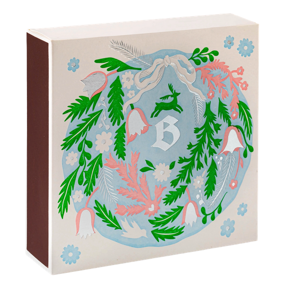 Festive Wreath – Streichhölzer in quadratischer Box