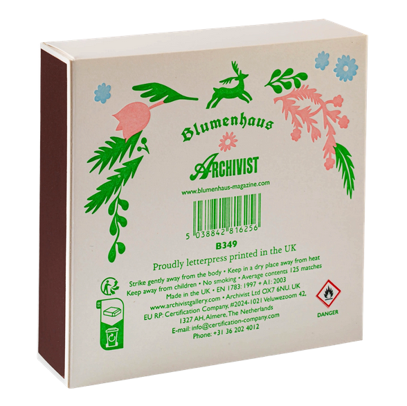 Festive Wreath – Streichhölzer in quadratischer Box