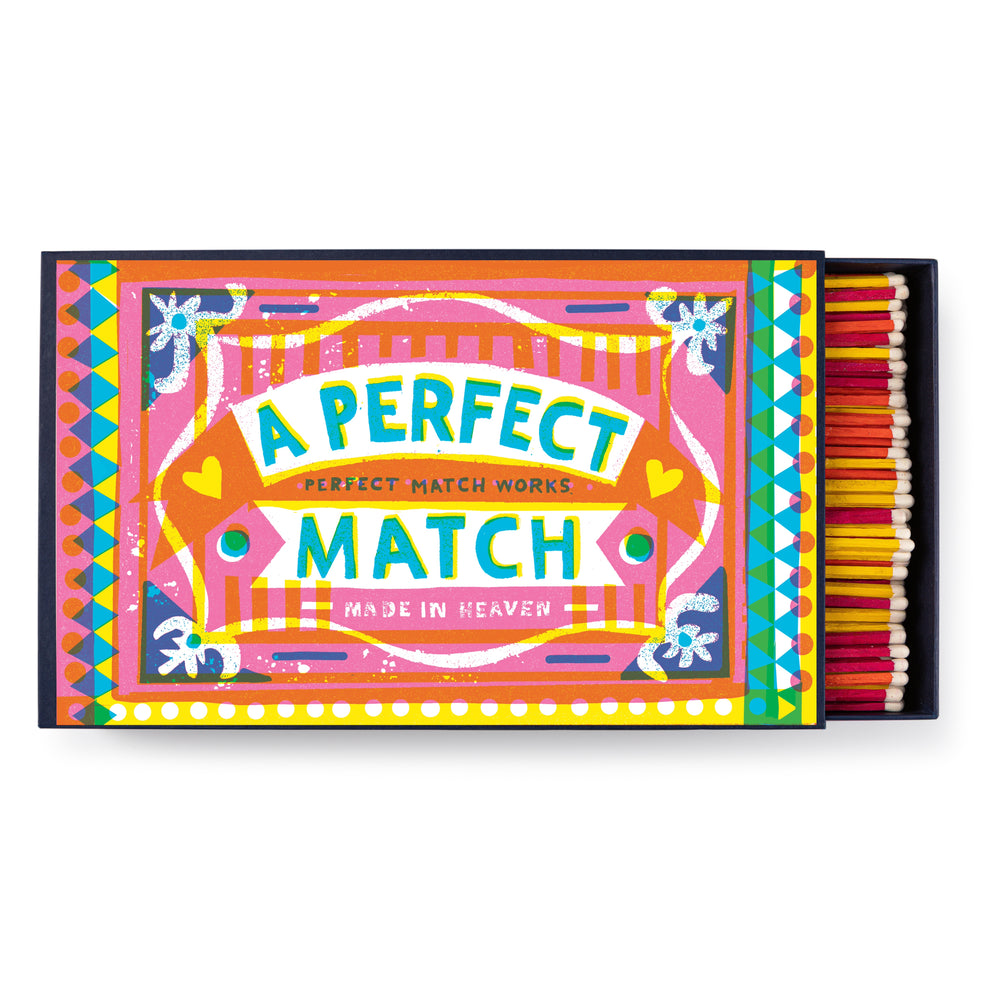 Perfect Match Riesenbox von The Printed Peanut – Extra lange Streichhölzer