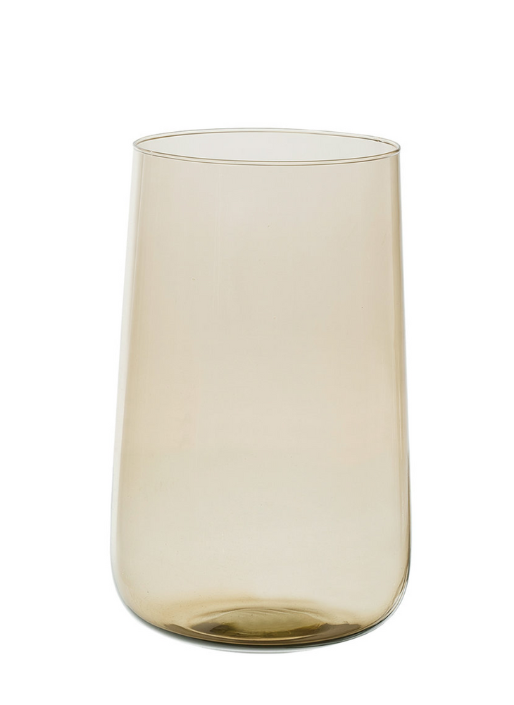Glas Vase Valencia in Champagner