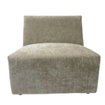 Fauteuil Lobby Beige – Velours Sessel mit Verbindungsfunktion