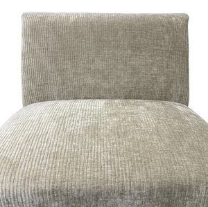 Fauteuil Lobby Beige – Velours Sessel mit Verbindungsfunktion