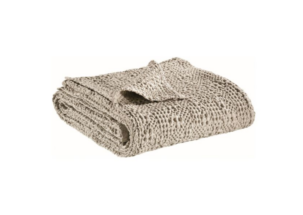 Stoneswashed Tagesdecke Tana Beige