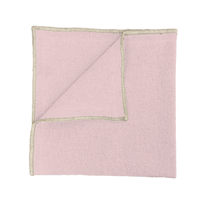 CORTE Leinen-Serviette – Naturtextil mit feiner Stickkante in verschiedenen Farben