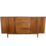 Exklusives Teakholz Sideboard mit Lamellen-Design – 3 Schubladen & 2 Türen, Bali