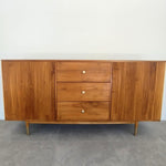 Exklusives Teakholz Sideboard mit Lamellen-Design – 3 Schubladen & 2 Türen, Bali