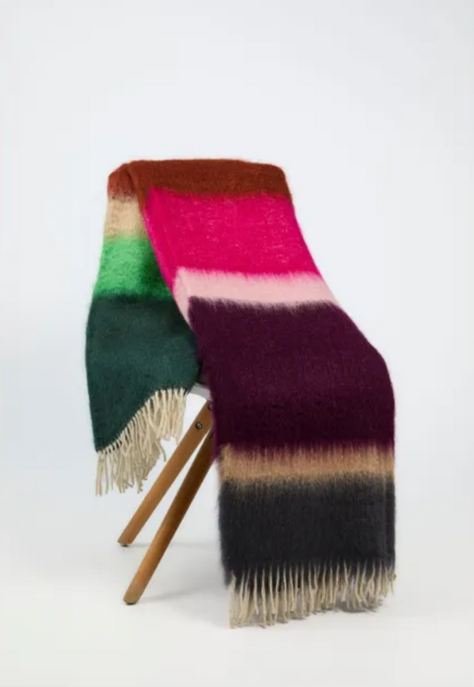 MANTAS EZCARAY Matisse Mohair Wolldecke Multicolor #M-17