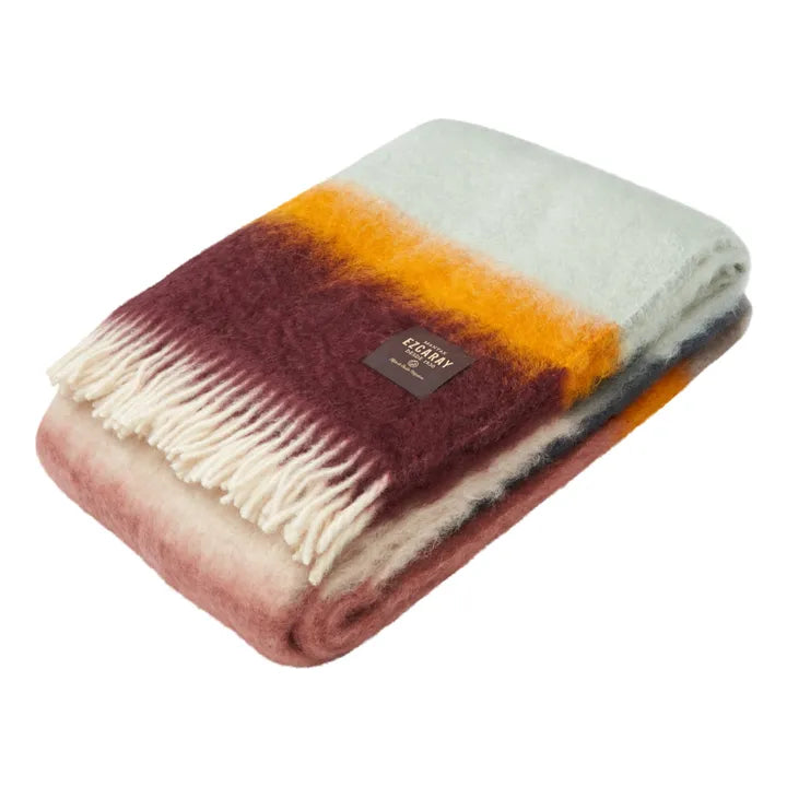 MANTAS EZCARAY Matisse Mohair Wolldecke Multicolor #M-54