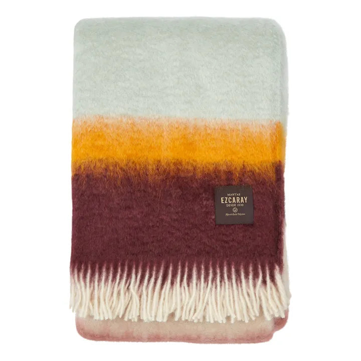 MANTAS EZCARAY Matisse Mohair Wolldecke Multicolor #M-54